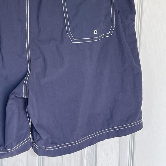Nautica Men's Quick Dry Large Nylon 8" Swim Trunks Navy - Picture 11 of 14